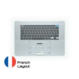 Achetez des pièces détachées MacBook fiables avec une garantie à vie | Topcase avec Clavier Disposition Français pour MacBook Pro A2141 Space Grey | French Keyboard Livraison rapide de la Suède vers la France !