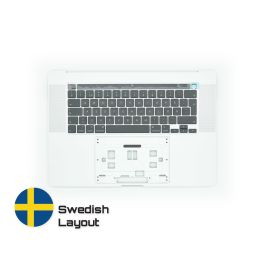 Köp MacBook Reservdelar med Livstids Garanti! | Topcase med Svenskt Tangentbord till MacBook Pro A2141 Silver | Swedish Keyboard Snabbleverans från vårt lager i Helsingborg
