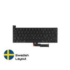 Köp MacBook Reservdelar med Livstids Garanti! | Svenskt Tangentbord till MacBook Pro 13-inch A2251 | Swedish Keyboard Snabbleverans från vårt lager i Helsingborg