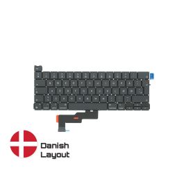 Køb pålidelige MacBook reservedele med livstidsgaranti |Tastatur Kun dansk Layout til MacBook Pro 13-inch A2338| Danish Keyboard Hurtig levering fra Sverige til Denmark!