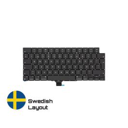 Köp MacBook Reservdelar med Livstids Garanti! | Svenskt Tangentbord till MacBook Pro 16-inch A2485 | Swedish Keyboard Snabbleverans från vårt lager i Helsingborg