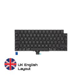 Buy reliable spare parts with Lifetime Warranty | Keyboard Only UK English Layout for MacBook Pro 16-inch A2485 | Fast Delivery from our warehouse in Sweden!