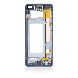 Samsung Galaxy S10 Plus Black Mid Frame Housing with Small Parts - Thepartshome.se