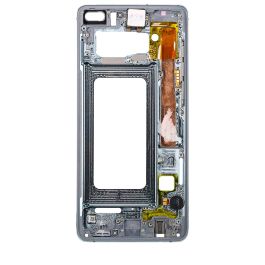 Samsung Galaxy S10 Mid Frame Housing with Small Parts White - Thepartshome.se