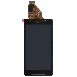Sony Xperia ZR (C5502) LCD Assembly with Frame [Black] [Full Original]