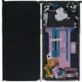 Buy reliable spare parts with Lifetime Warranty | Screen Assembly with Frame for OnePlus 6T Refurbished Purple | Fast Delivery from our warehouse in Sweden!