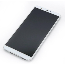 Original Refurbished Screen With Frame For Huawei P smart - White