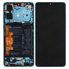 LCD Assembly with Battery for Huawei P30 - Original Service Pack - Aurora