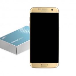 Samsung Galaxy S7 Edge LCD Assembly Gold Platinum Original Service Pack