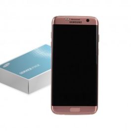 Samsung Galaxy S7 Edge LCD Assembly Pink Gold Original Service Pack