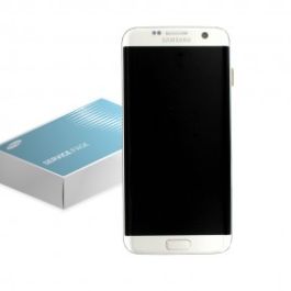 Samsung Galaxy S7 Edge LCD Assembly Silver Titanium Original Service Pack