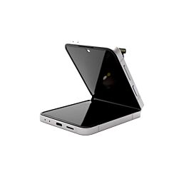 Samsung Galaxy Z Flip6 Screen Silver Shadow With Frame Original Pulled - Thepartshome.eu