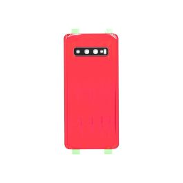 Buy reliable spare parts with Lifetime Warranty | Back Cover with Camera Lens for Samsung Galaxy S10 Cardinal Red | Fast Delivery from our warehouse in Sweden!