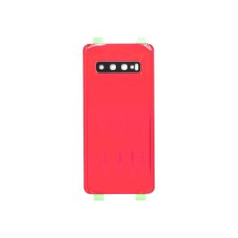 Buy reliable spare parts with Lifetime Warranty | Back Cover with Camera Lens for Samsung Galaxy S10 Cardinal Red | Fast Delivery from our warehouse in Sweden!