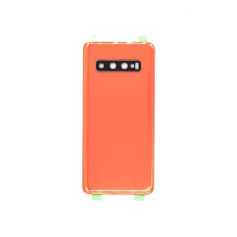 Buy reliable spare parts with Lifetime Warranty | Back Cover with Camera Lens for Samsung Galaxy S10 Flamingo Pink | Fast Delivery from our warehouse in Sweden!