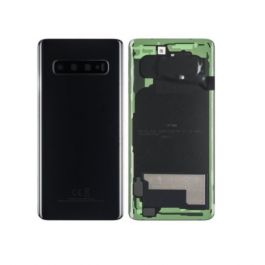 Samsung Galaxy S10 Plus back cover replacement black;

High quality with lifetime warranty;

Camera lens included.
