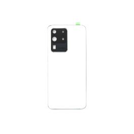 Buy reliable spare parts with Lifetime Warranty | Back Cover with Camera Lens for Samsung Galaxy S20 Ultra Cloud White | Fast Delivery from our warehouse in Sweden!