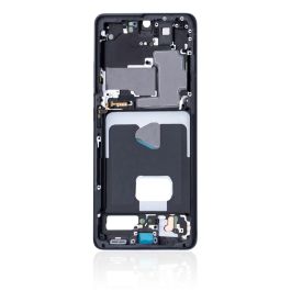 Buy reliable spare parts with Lifetime Warranty | Mid Frame Housing for Samsung Galaxy S21 Ultra Black | Fast Delivery from our warehouse in Sweden!