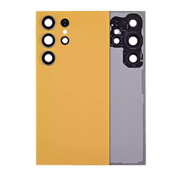OEM Back Cover with Camera Lens for Samsung Galaxy S24 Ultra Titanium Orange - Thepartshome.eu