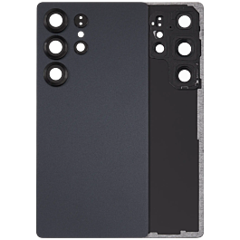 Back Cover with Camera Lens for Samsung Galaxy S25 Ultra Titanium Jet Black OEM - Thepartshome.eu