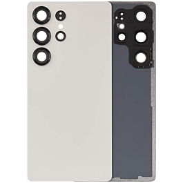 Back Cover with Camera Lens for Samsung Galaxy S25 Ultra Titanium Pink Gold OEM - Thepartshome.eu