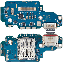 Charging Port Board with SIM Card Reader for Samsung Galaxy S25 Ultra Original