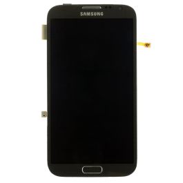 Samsung Galaxy Note 2 (N7105) LCD Assembly with Frame [Black] [Full Original]