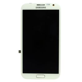 Samsung Galaxy Note 2 (N7105) LCD Assembly with Frame [White] [Full Original]