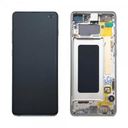 Samsung Galaxy S10 Plus LCD Assembly White Original Service Pack - Thepartshome.eu