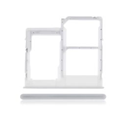 Samsung Galaxy A31 SIM/SD Tray Prism Crush White Original - Thepartshome.se