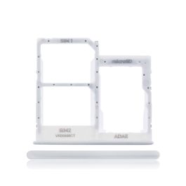 Samsung Galaxy A41 Sim Tray Prism Crush White Original - Thepartshome.se
