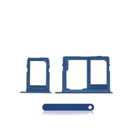 Samsung Galaxy A6 Plus SIM Tray Blue Original - Thepartshome.se