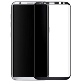 Full Coverage Case Friendly Tempered Glass for Samsung Galaxy S8 Plus - Black