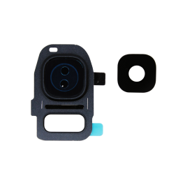 Samsung Galaxy S7 (G930F) Camera Lens Cover With Frame Holder [Black][Original]