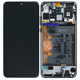 Screen Assembly with Battery for Huawei P30 Service Pack Midnight Black