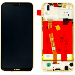 LCD Assembly & Battery for Huawei P20 Lite Service Pack Platinum Gold