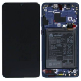 Screen Assembly with Battery for Huawei Mate 20 Midnight Blue Serivice Pack