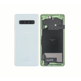 Back Cover with Camera Lens for Samsung Galaxy S10 - CMR - White