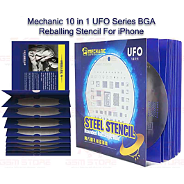 Mechanic UFO stencils for iPhone 6 to 13 Pro Max