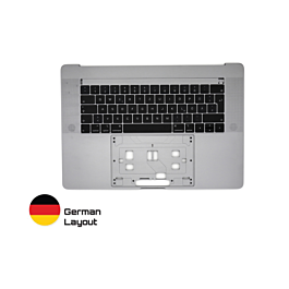 MacBook Pro A1990 topcase space grey with keyboard in German layout QWERTZ