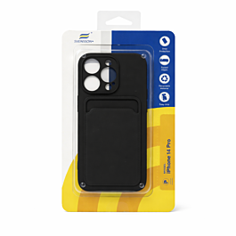 Svensson+ Card Holder Silicon Case For iPhone 14 Pro Black -  Thepartshome.eu