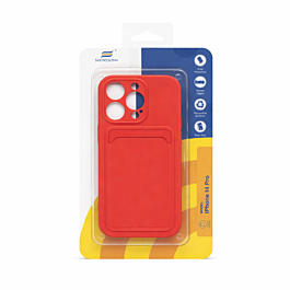 Svensson+ Card Holder Silicon Case For iPhone 14 Pro Coral -  Thepartshome.eu