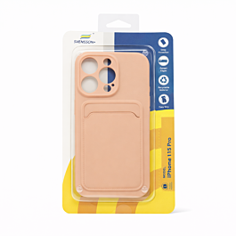 Svensson+ Card Holder Silicon Case For iPhone 15 Pro Pink -  Thepartshome.eu
