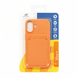 Svensson+ Card Holder Silicon Case For iPhone 17 Orange -  Thepartshome.eu