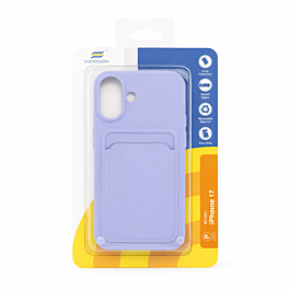 Svensson+ Card Holder Silicon Case For iPhone 17 Purple -  Thepartshome.eu