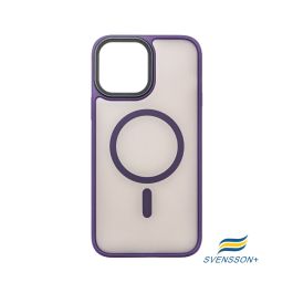 Buy reliable spare parts with Lifetime Warranty | Svensson+ Frosted MagSafe Case for iPhone 13 Pro Max Purple | Fast Delivery from our warehouse in Sweden!