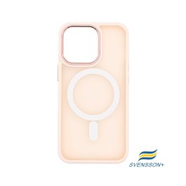 Buy reliable spare parts with Lifetime Warranty | Svensson+ Frosted White MagSafe Case for iPhone 13 Pro Pink | Fast Delivery from our warehouse in Sweden!