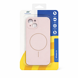 Svensson+ MagSafe Silicon Case For iPhone 14 Morandi Pink - Thepartshome.eu