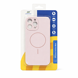 Svensson+ MagSafe Silicon Case For iPhone 14 Pro Max Morandi Pink  - Thepartshome.eu