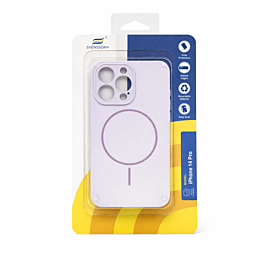 Svensson+ MagSafe Silicon Case For iPhone 14 Pro Morandi Purple  - Thepartshome.eu